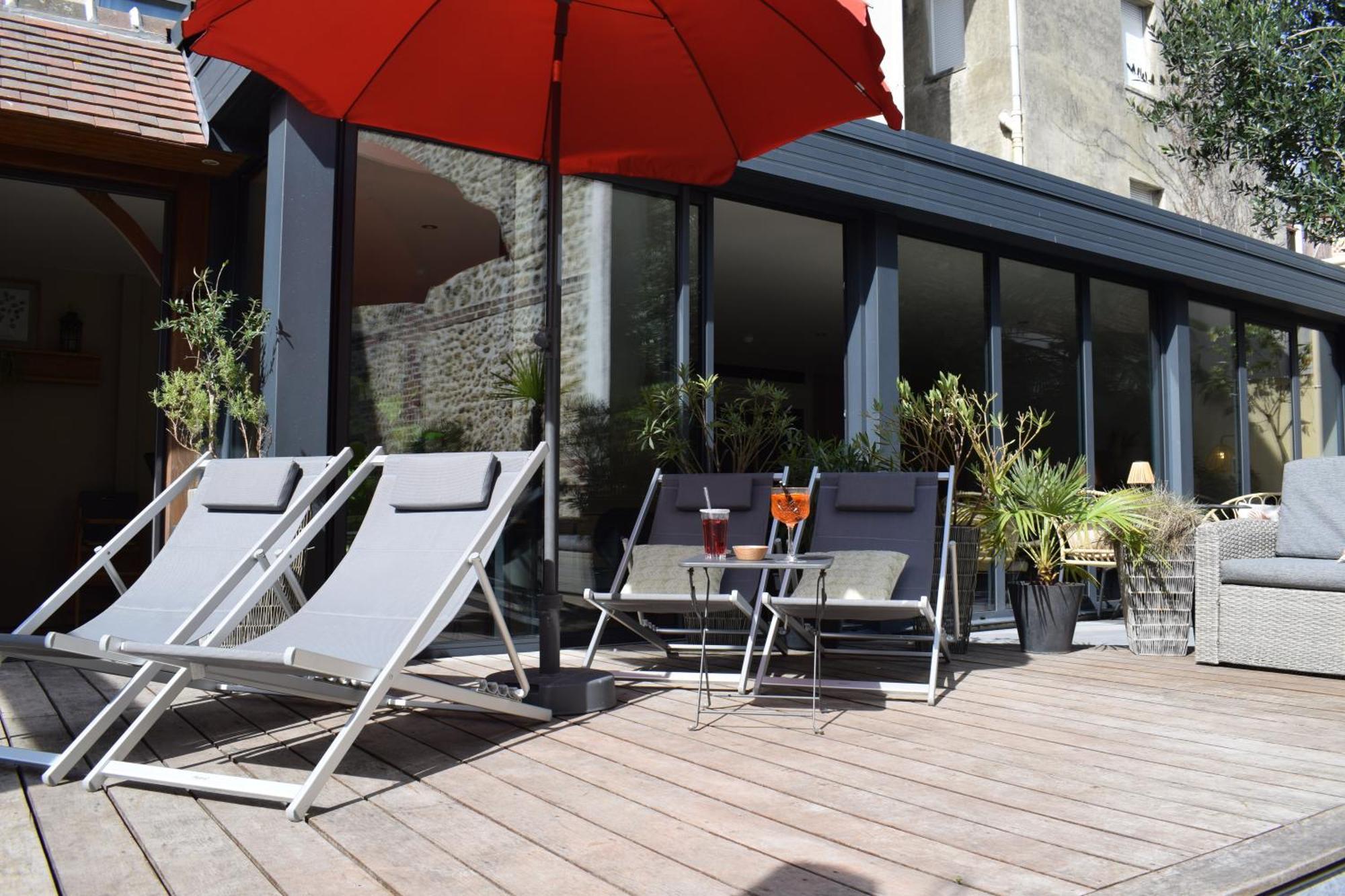 Le Trophee Boutique Hotel Spa- La Loggia Appart'Hotel Deauville Zewnętrze zdjęcie